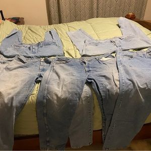 6 wrangler jeans. 40x30 size men’s. good condition